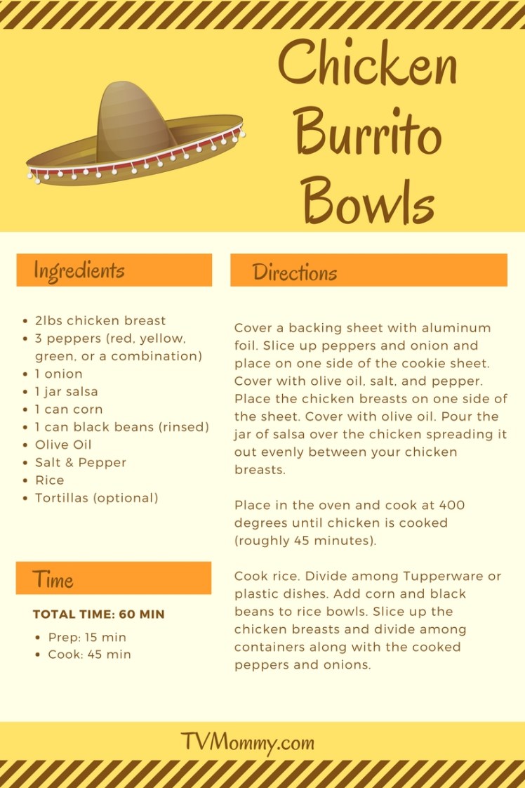 Chicken Burrito Bowls
